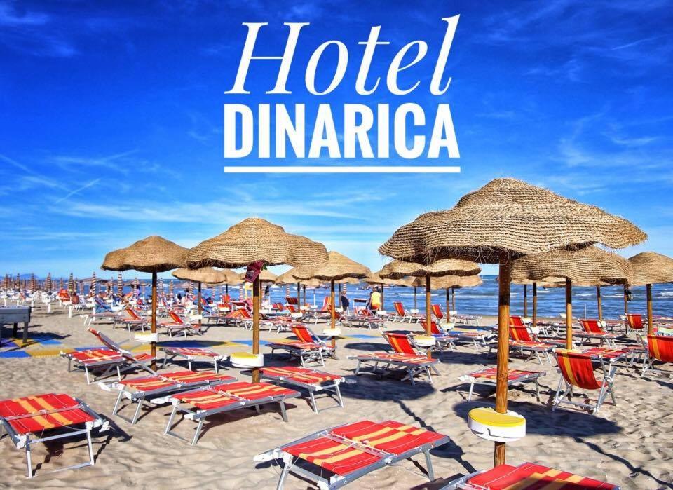 hotel dinarica sul mare spiaggia privata marotta marche vista mare
