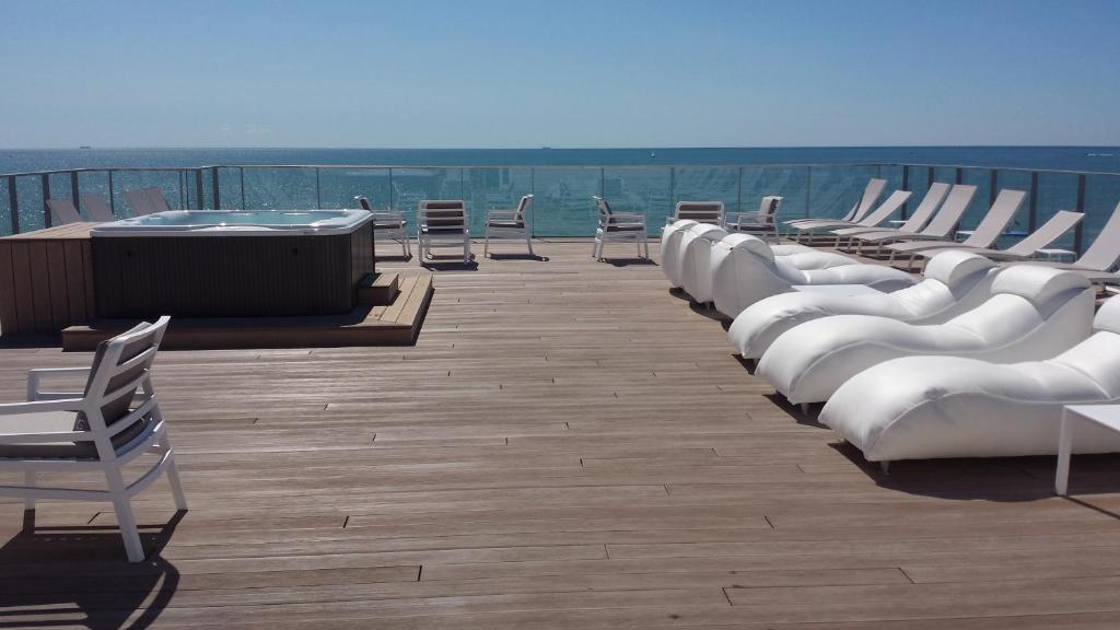 hotel elite sul mare spiaggia privata caorle veneto vista mare